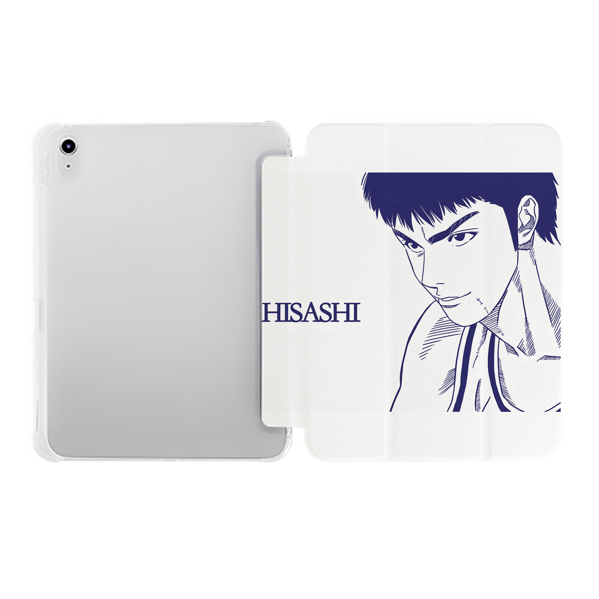 （画像用） SLAM DUNK／スラムダンク IPad ケース ペン収納付き 三つ折りスタンド PUレザー×シリコン 対応機種9.5/10.5/10.9インチ
